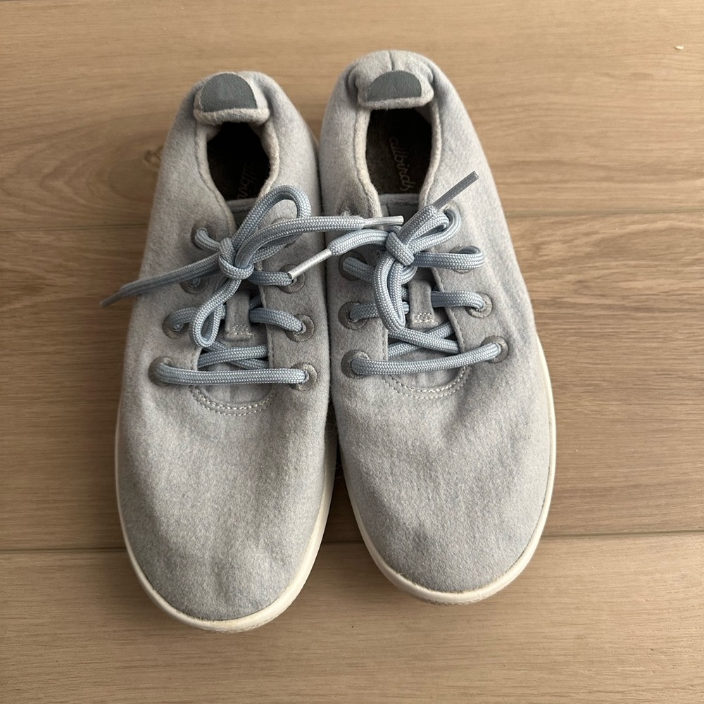 Allbirds Men’s Wool Runners in Light Blue, size: 9